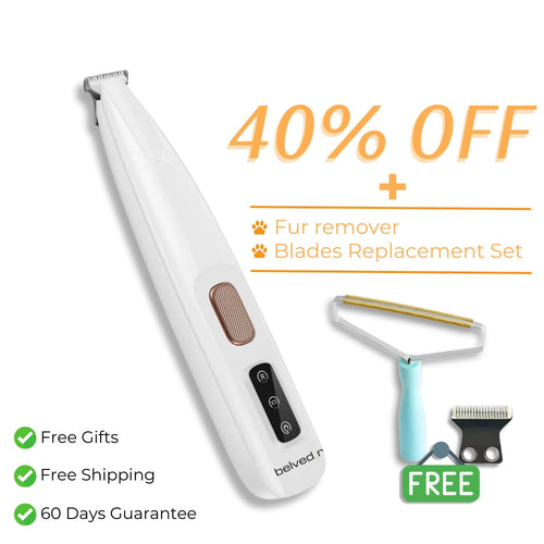 Belvedir cat grooming trimmer with fur remover gift
